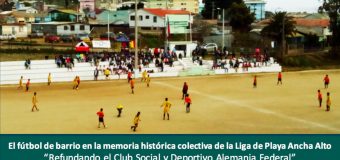 [Descarga] Cuadernillo: El fútbol de barrio en la memoria histórica de Playa Ancha Alto