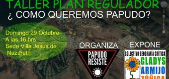 Taller sobre Plan Regulador en la comuna de Papudo